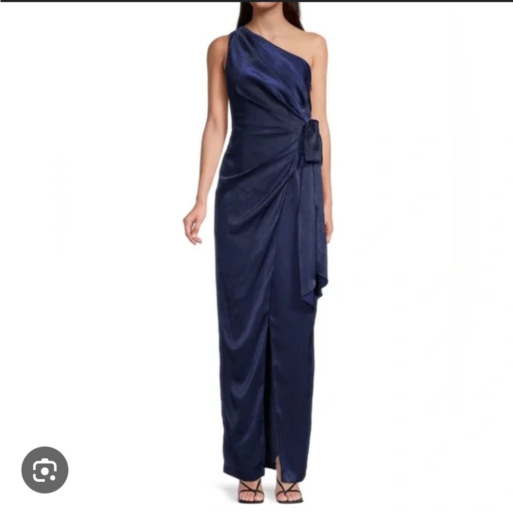 Aidan Mattox one shoulder gown